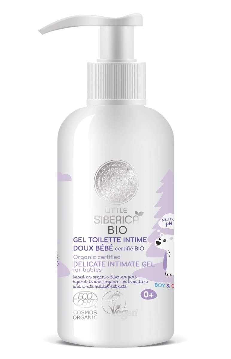 Natura Siberica Little Siberica. Organic certified Delicate intimate gel for babies, 250 ml