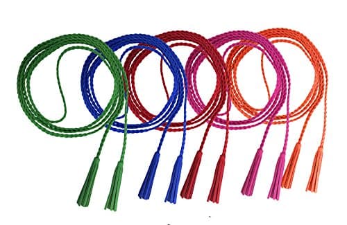 Nanxson Women's Waist Belt Woven Tassels Chain Belt Skinny Belt for Skirt Dress PDW0042