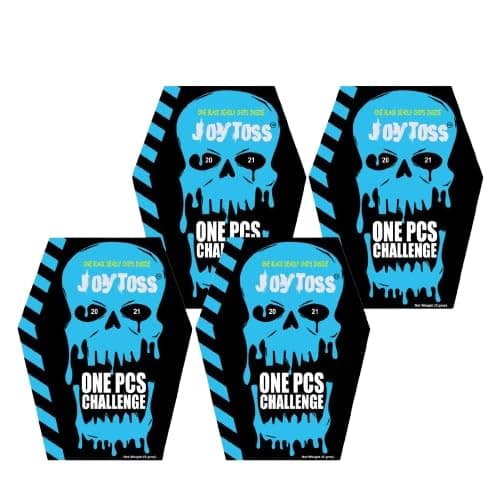 Joytoss one-pcs-Challenge (Pack of 4) | Extreme Spicy Tortilla Chips | Hottest Chips in the World | Ultimate Hot Snack | 20 Grams