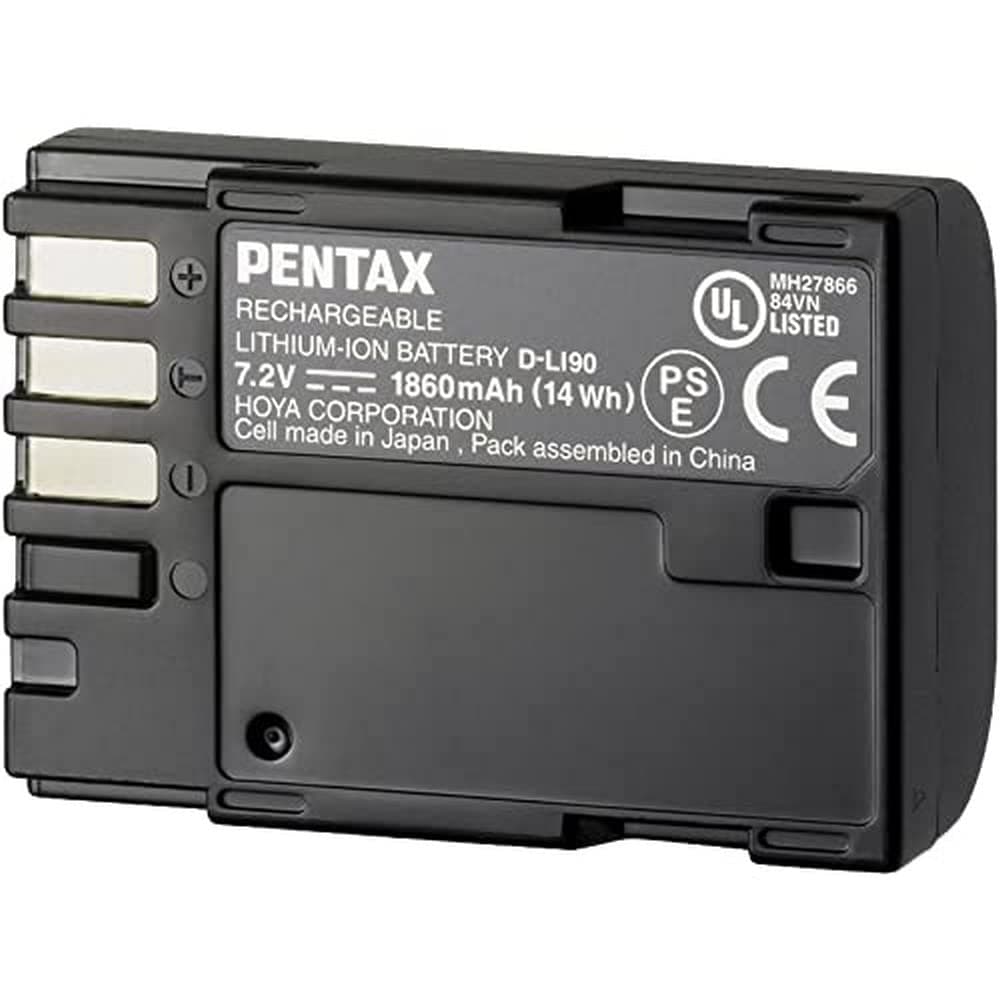 Pentax D-LI90 Lithium-Ion Replaement Battery for Pentax DSLR Camera