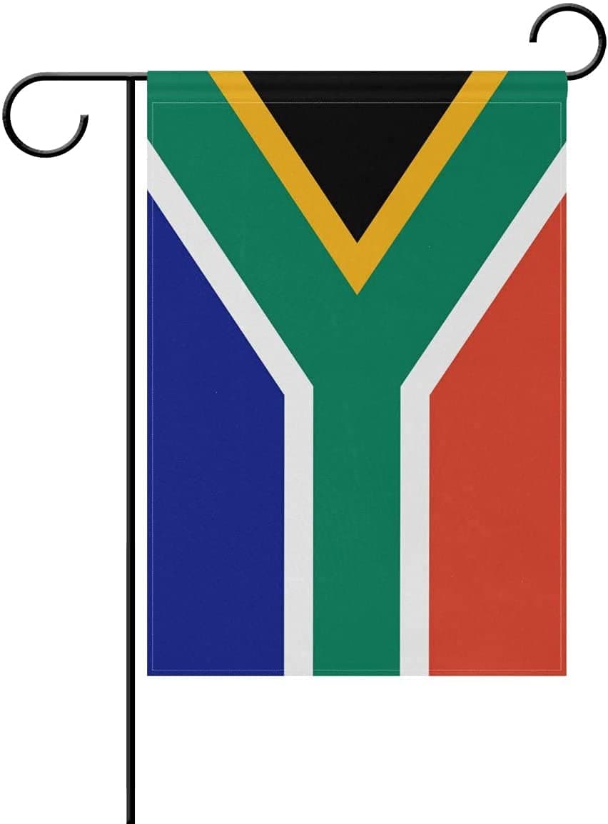 South Africa Flag South African Flag, Small South African Garden Flags for Yard Patio Porch Independence Day Patriotic Festival Outdoor Decorations