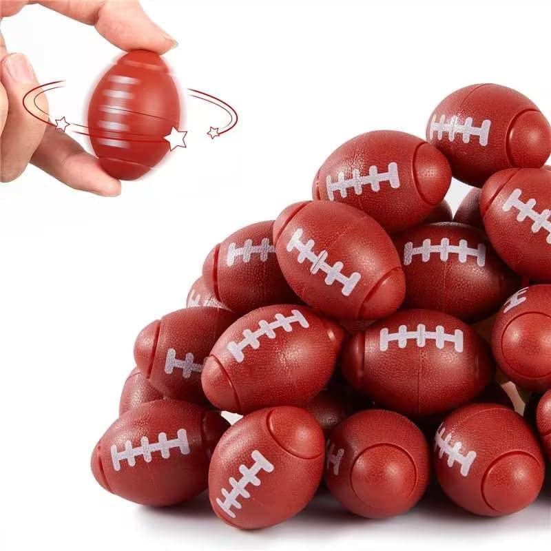SCIONE 36 Pack Football Fidget Spinner Football Party Favors for Kids 4-8 8-12 Goodie Bag Stuffers Treasure Box Toys for Classroom Prizes Sports