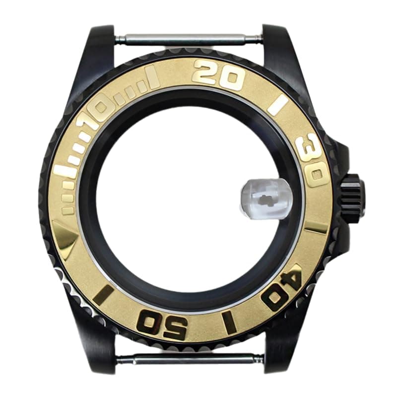 40mm Men's Watch Case Sapphire Crystal Glass Parts for nh34 nh35 nh36 2824 8215 Movement 28.5mm Dial