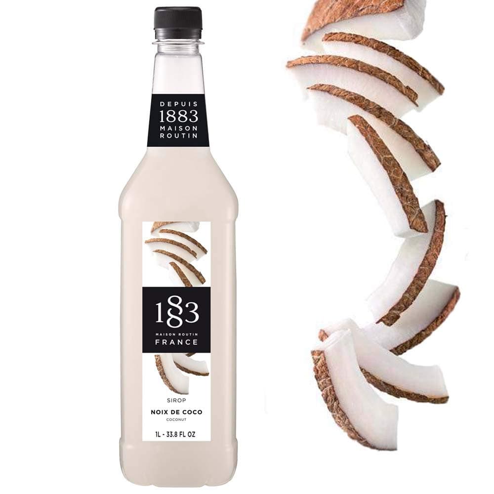 Maison Routin 1883 Coconut Syrup , 1 Liter Bottle