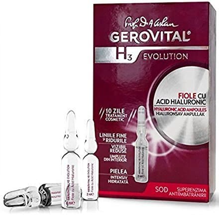 GEROVITAL H3 EVOLUTION hyaluronic ampoules anti ageing treatment serum