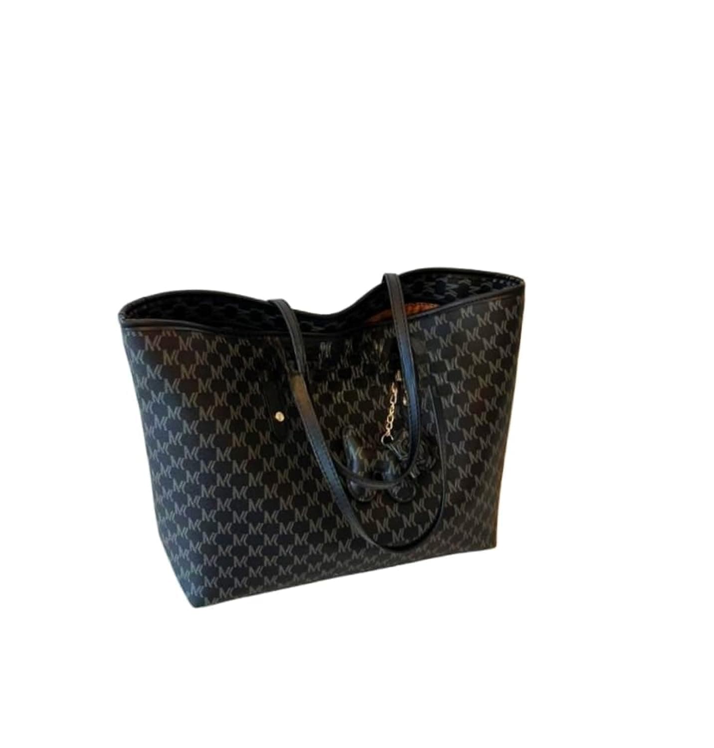 Lady Laptop Bag 16 Inch Laptop Tote Leather Computer Office Bag, Shoulder Cross-body Premium Texture Large Capacity Tote Shoulder Bag (Black)