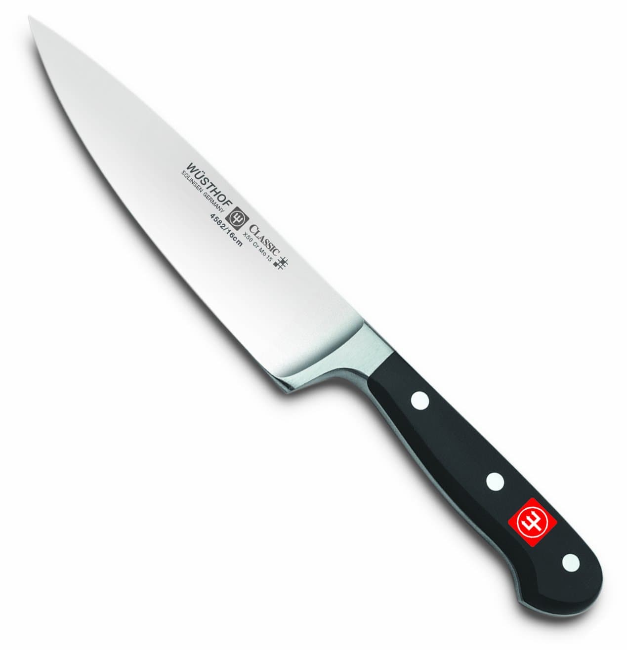 Wusthof Classic Chef's Knife: 6", 6 IN, Black