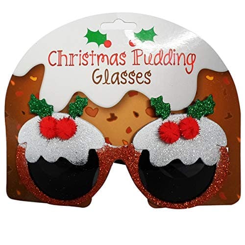 Diabolical Gifts DP0647 Christmas Pudding Glasses, Mixed