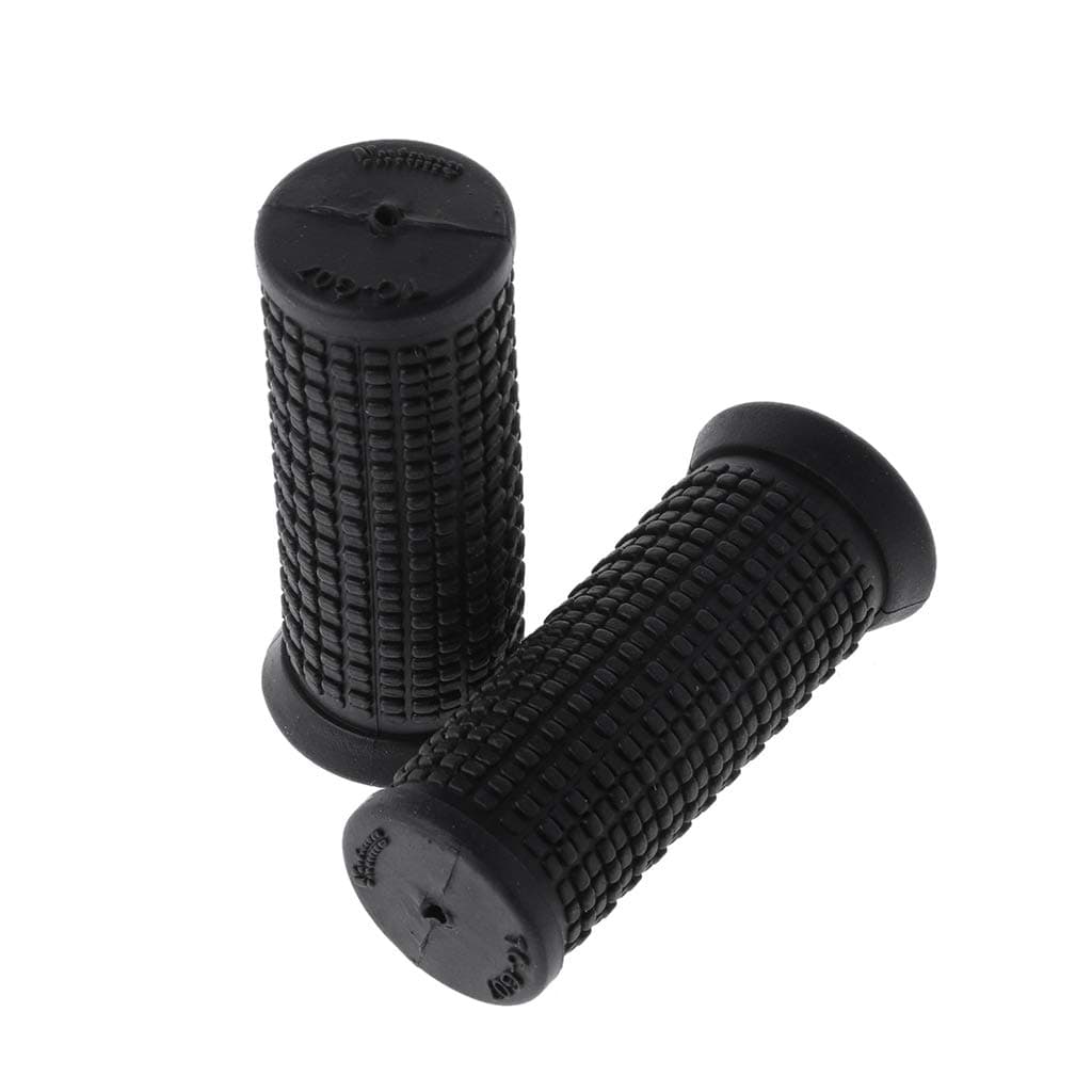 2pcs Mountain Bike Grips - Short Handle Rubber Grip Shift Kids Black Bicycle Product