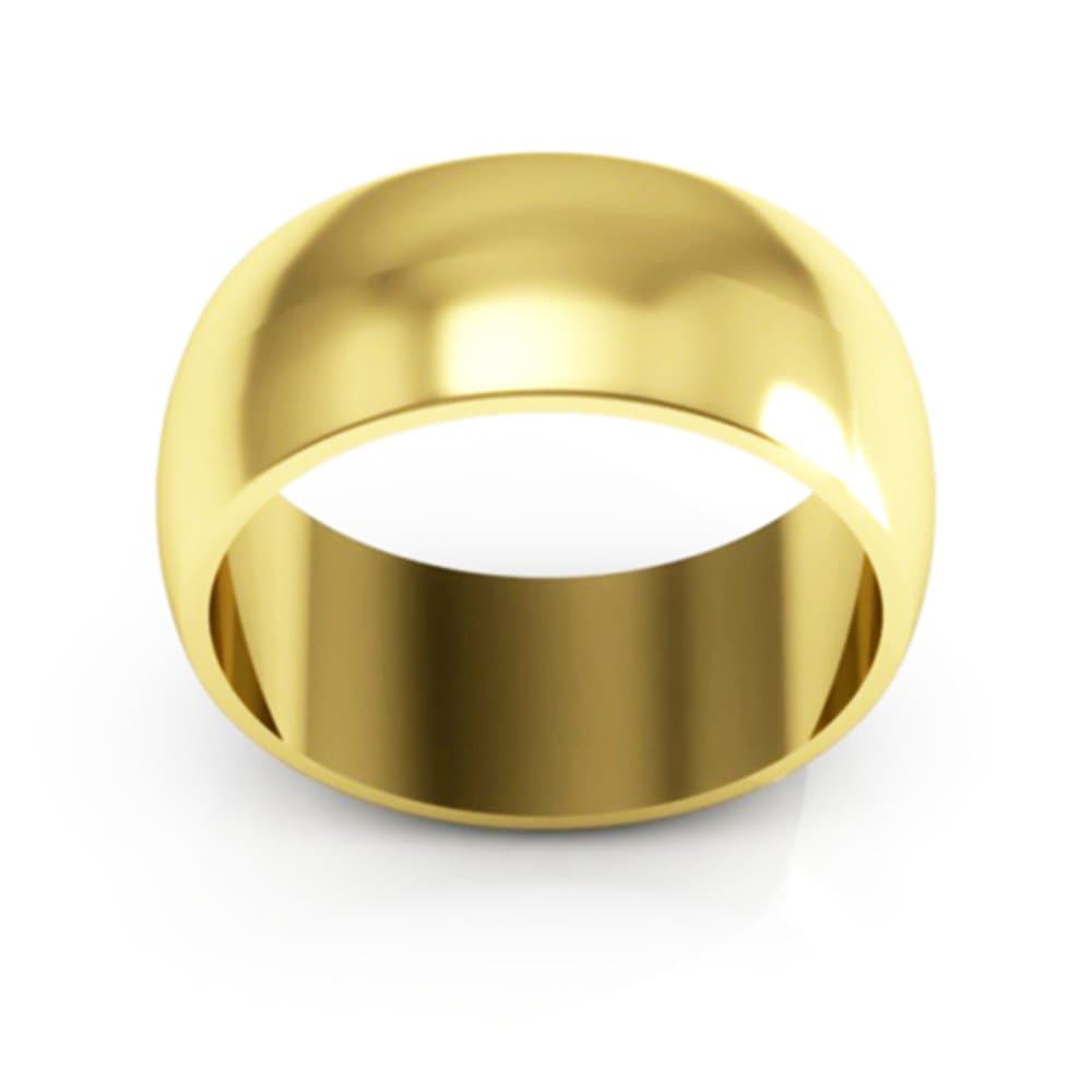 Solid Stainless Steel. Free Laser Engraving - 12 MM Stainless Steel Gold Plated Wedding Band Ring Unisex Design