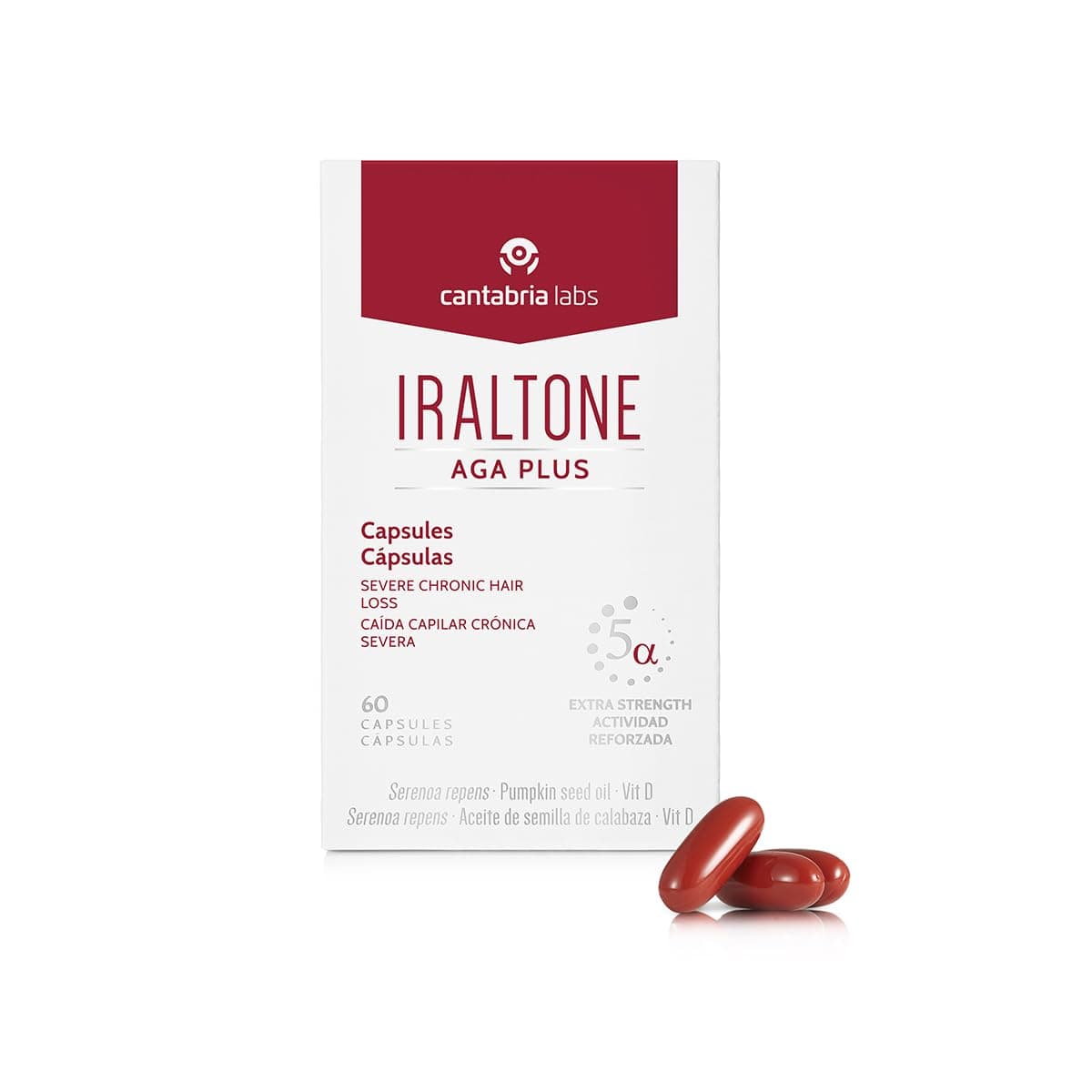 Iraltone AGA Severe Chronic Hair Loss 60 Capsules