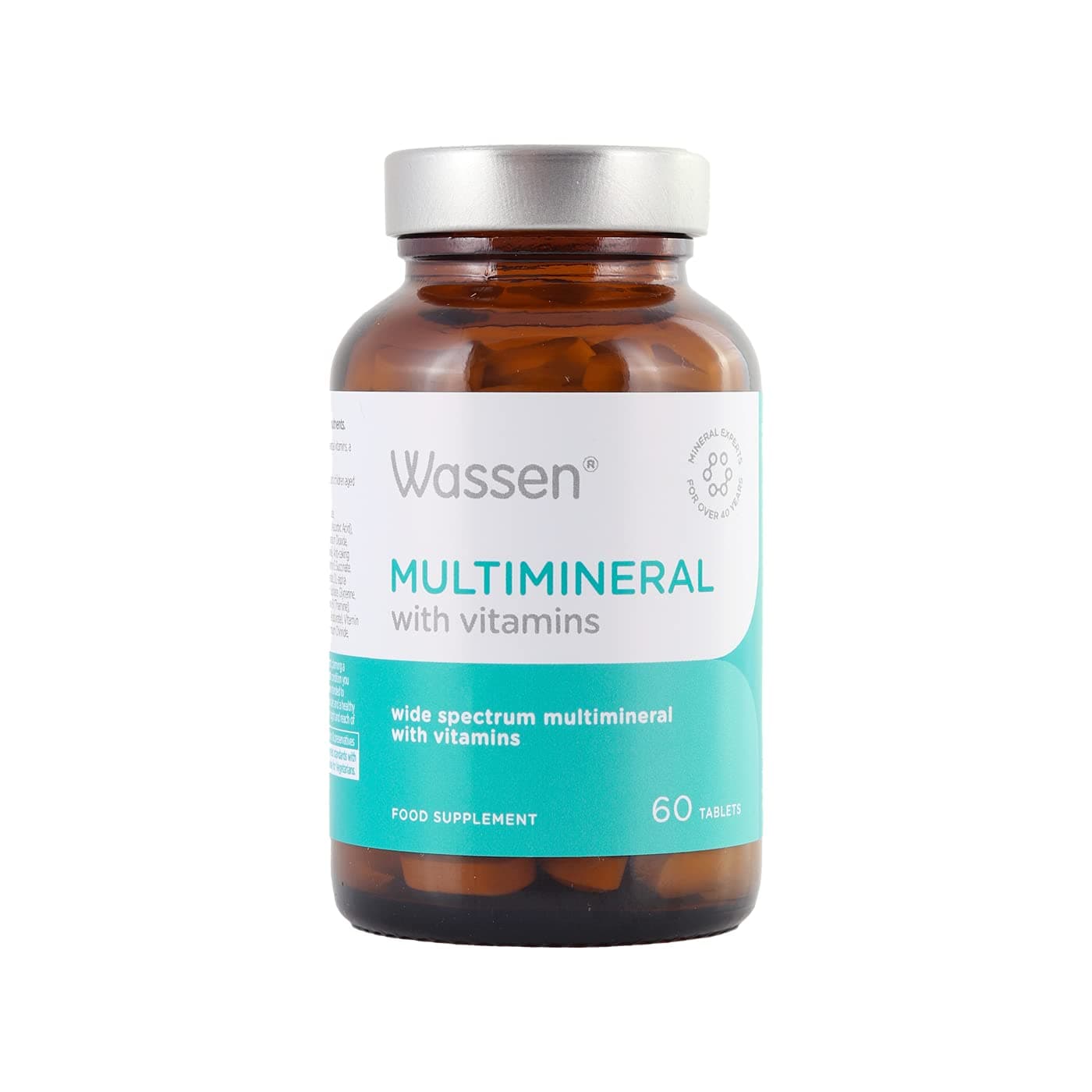 Wassen Multimineral with Vitamins - Includes 23 Nutrients with Wide Spectrum Trace Minerals - 60 Tablets