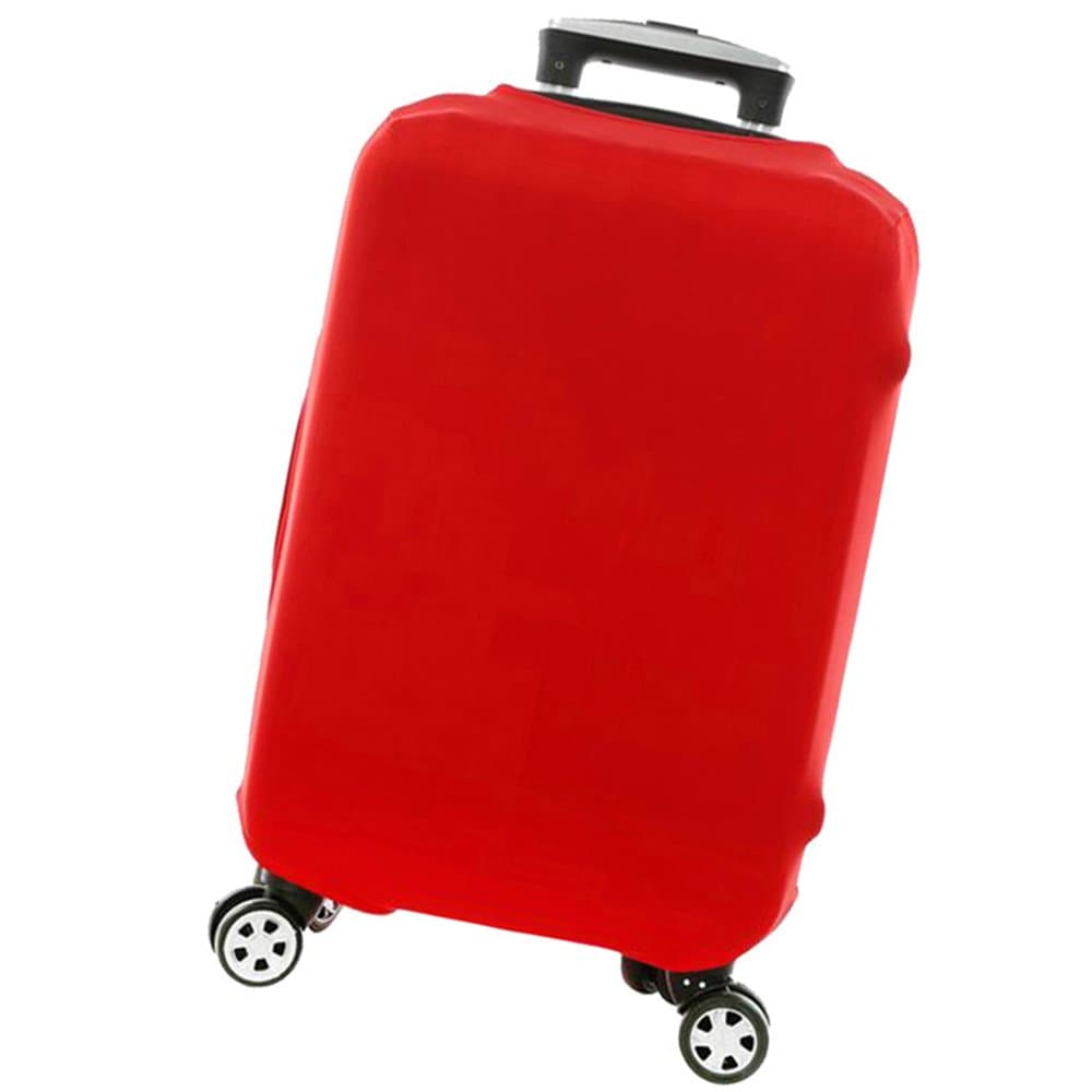 Travel Luggage Cover Spandex Suitcase Protective (Red L)