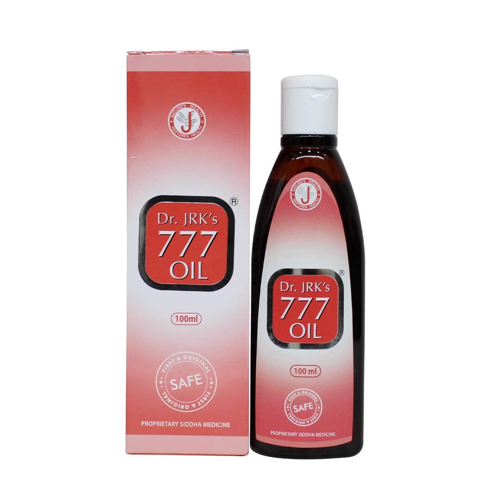 Dr.JRK's Research & Pharmaceuticals Pvt Ltd. 777 Oil -Effectively Removes Psoriatic Scales (100 ml)