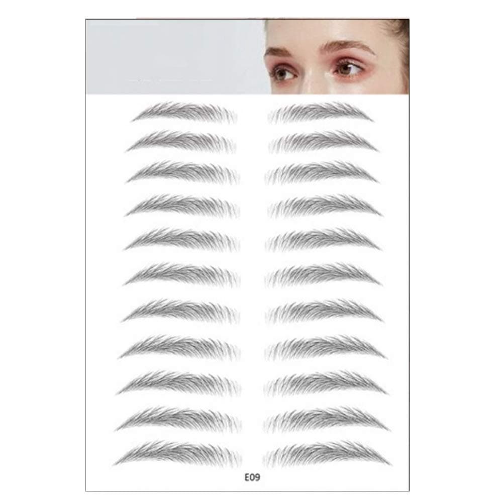4D Hair-like Authentic Eyebrow, Imitation Ecological Natural Tattoo Eyebrow Stickers False Eyebrows Waterproof Lasting Makeup Grooming Shaping Brow Shaper