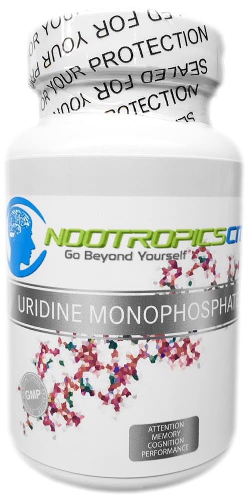 Uridine Monophosphate | 250 Mg | 90 Capsules | Nootropics City | Cognitive Enhancer