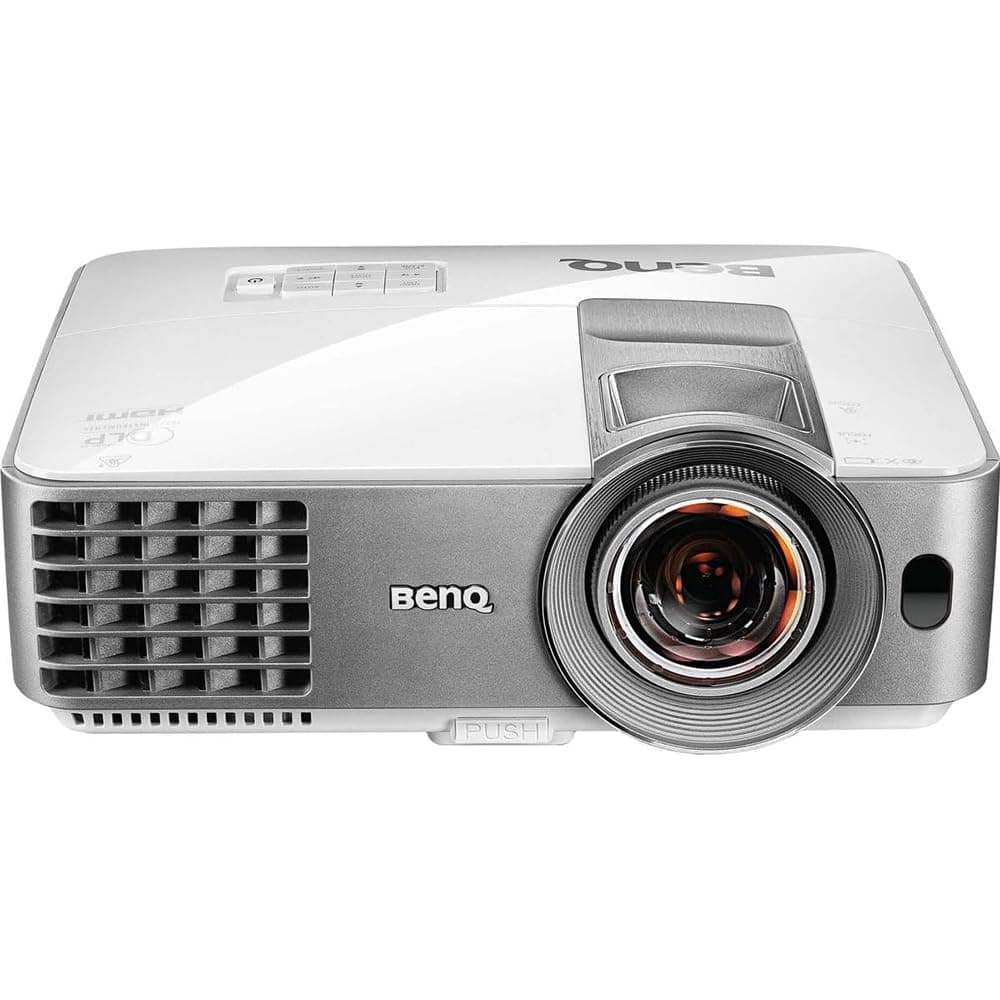 BenQ MW632ST Business Projector, 3200 Lumens, WXGA, Short Throw, Wireless, Dual HDMI, Keystone, 1.2X Zoom, 3D, Golf Simulation, Conference Room, Meeting, Classroom