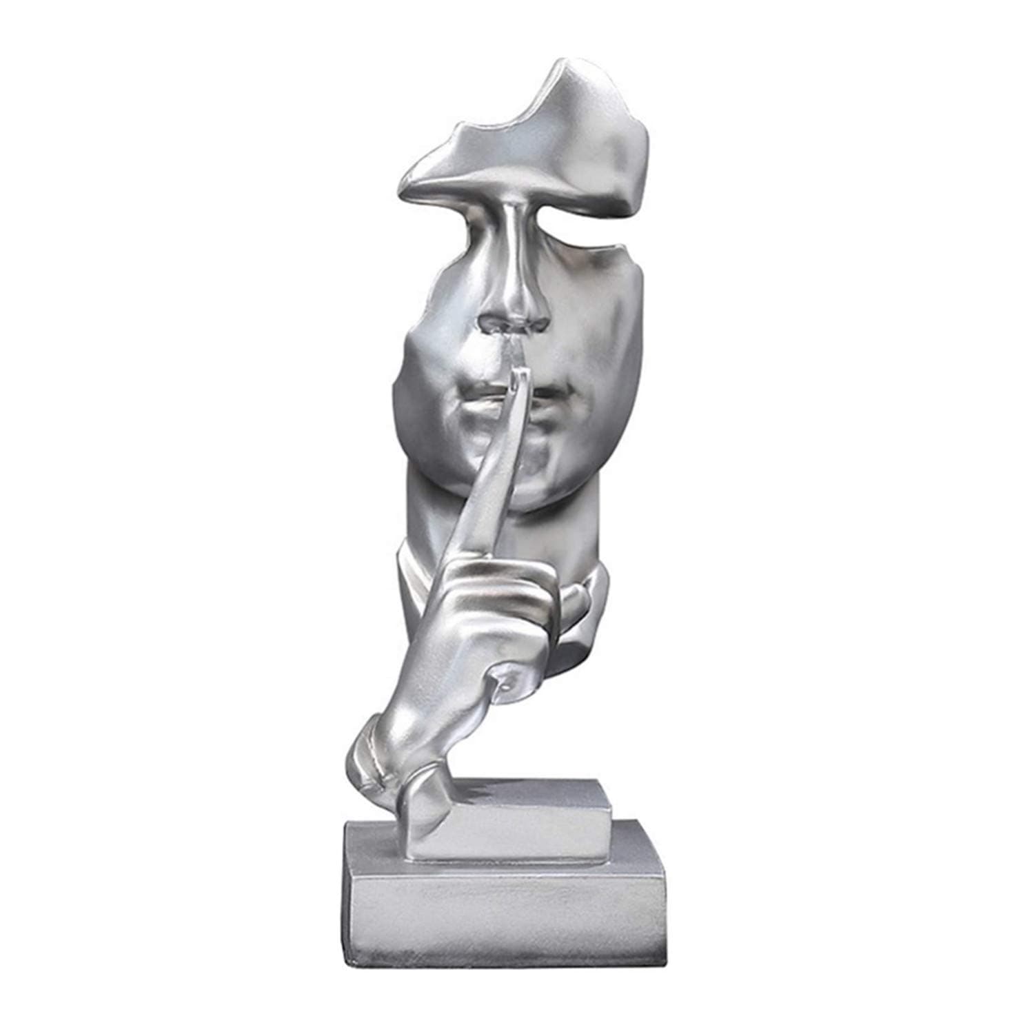 silence is gold statue silver