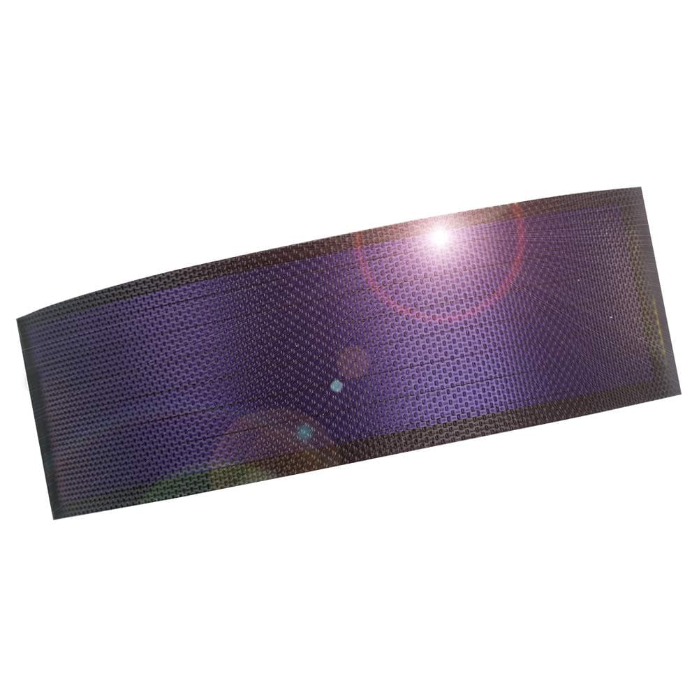 JIANG Flexible Solar Panel Solar Cell Small Thin Film Solar Panel DIY Solar Power Panel Science Experiments 0.5W/1.5V/360MA (Black)