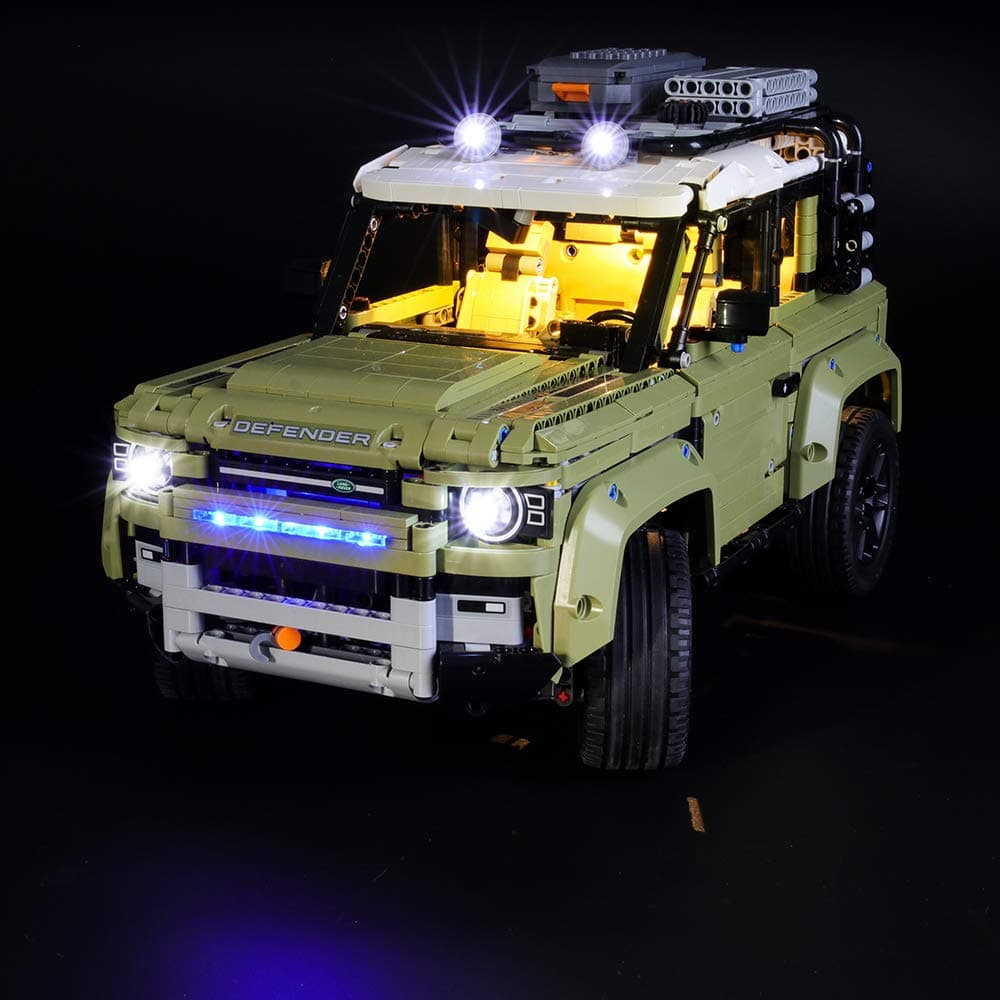 LIGHTAILING Light Set for (Technic Land Rover Defender) Building Blocks Model - Led Light kit Compatible with Lego 42110(NOT Included The Model)