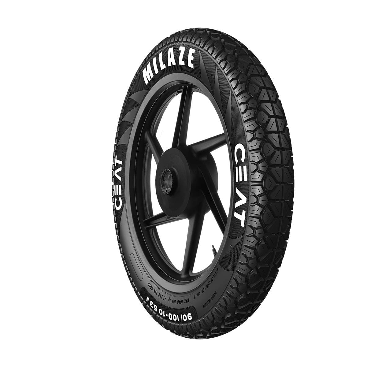 Ceat 101494 Milaze 3.00-18 52P Tube-Type Bike Tyre, Rear