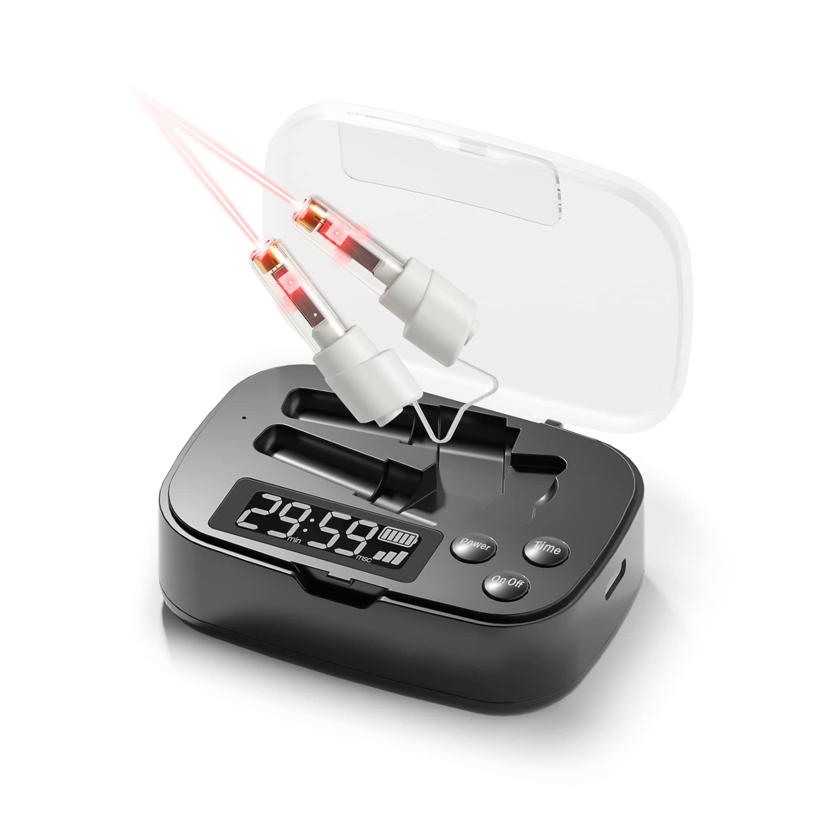 LASEPREHT Red Light Therapy Box for Nose, Portable Infrared Light Nose Therapy Device(650nm)