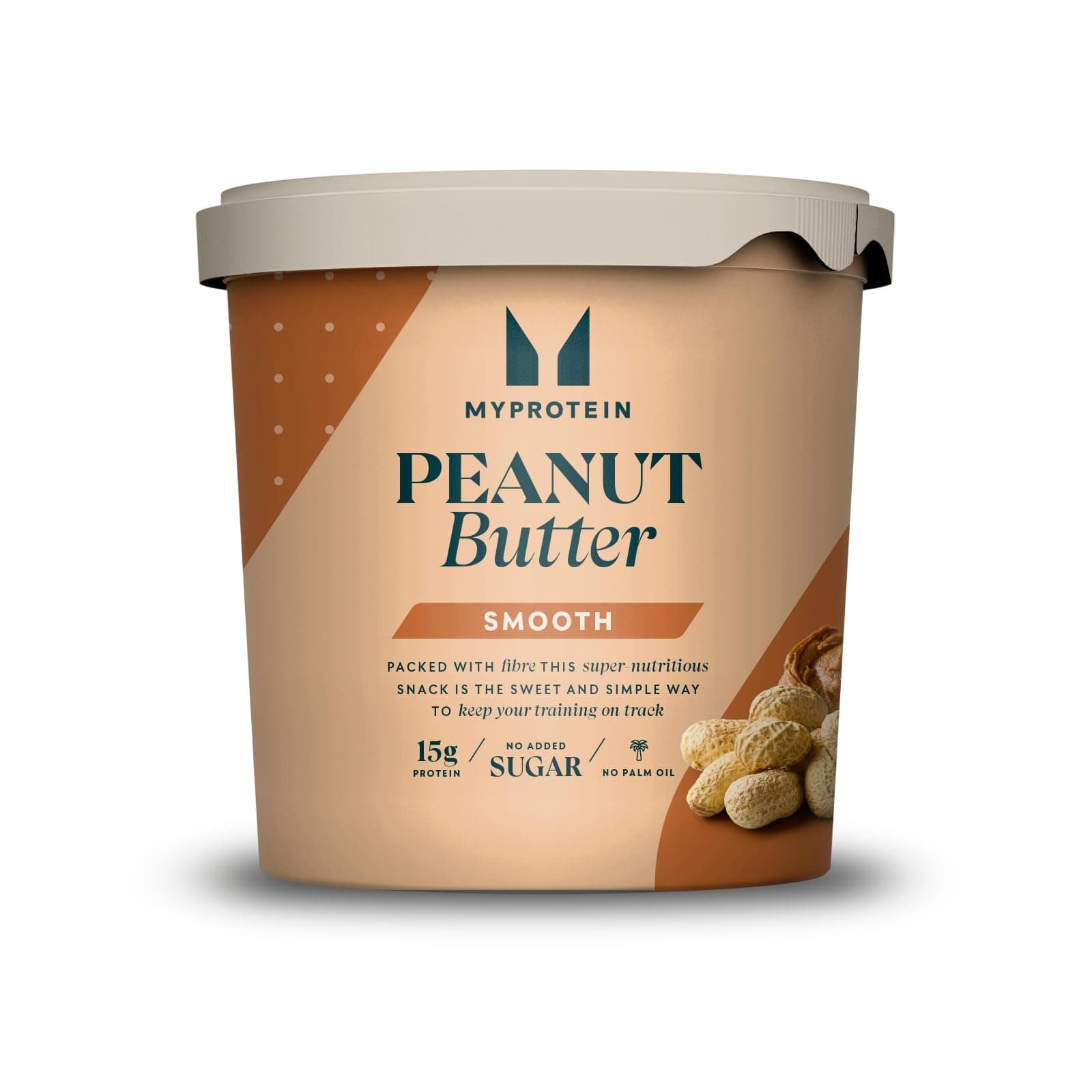 All-Natural Peanut Butter Smooth | High Protein Nut Spread | Source of Fibre, Vitamin E & Magnesium | No Added Salt, Sugar or Palm Oil | 1kg Tub | Vegetarian & Vegan Friendly