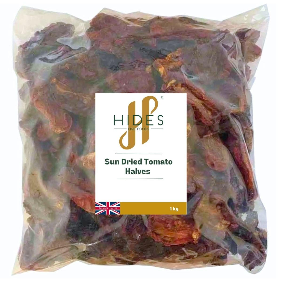Hides Fine Foods - Sun Dried Tomato Halves 1kg - Suitable for Vegetarians - Baking - Cooking - Italian - Meze - Dinner -Rich in Vitamins, Minerals, and Antioxidants