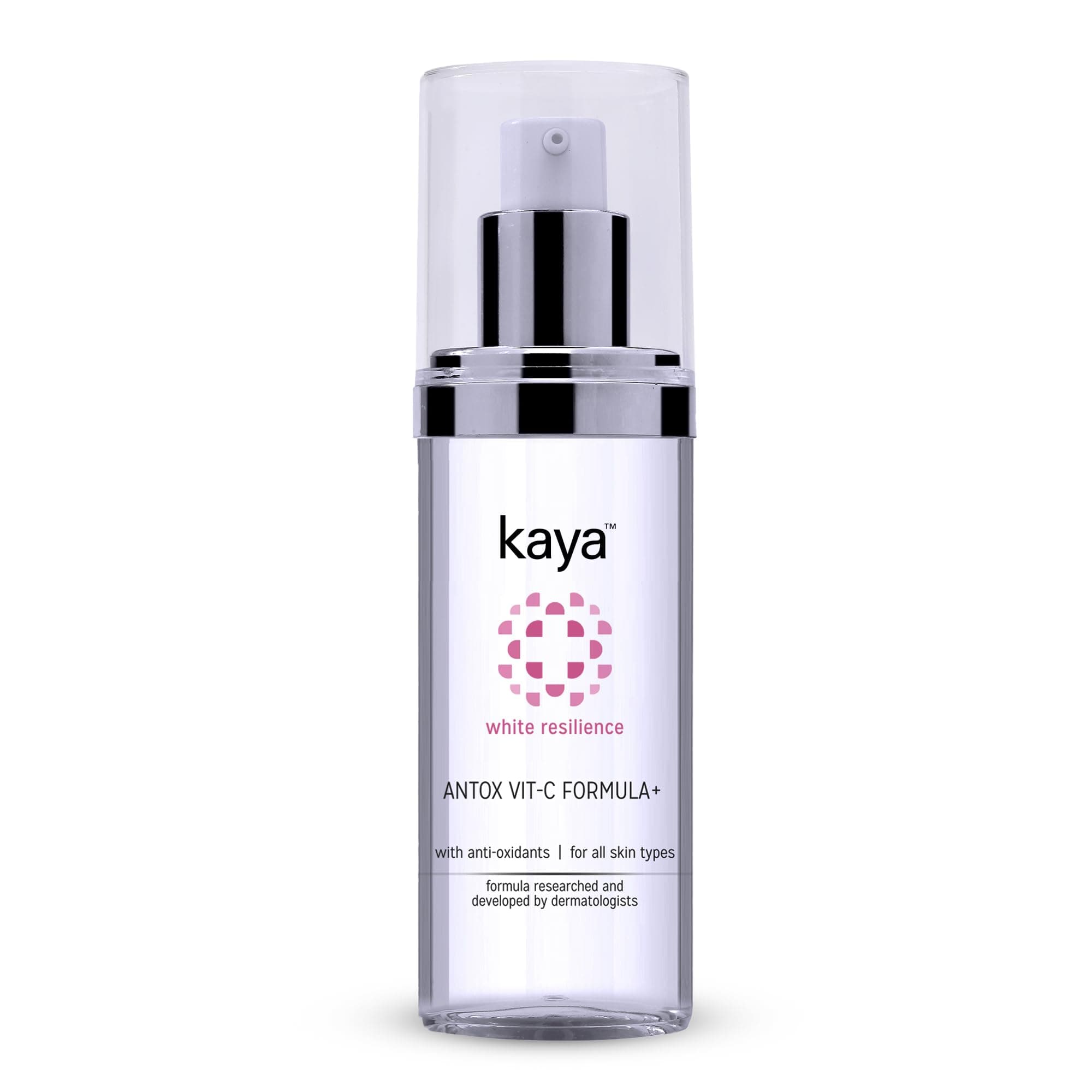 Kaya Antox Vit-C Formula | Vitamin C Face Serum With Anti-Oxidants | Anti Ageing Serum | For Brighter Skin | All Skin Types | 30ml