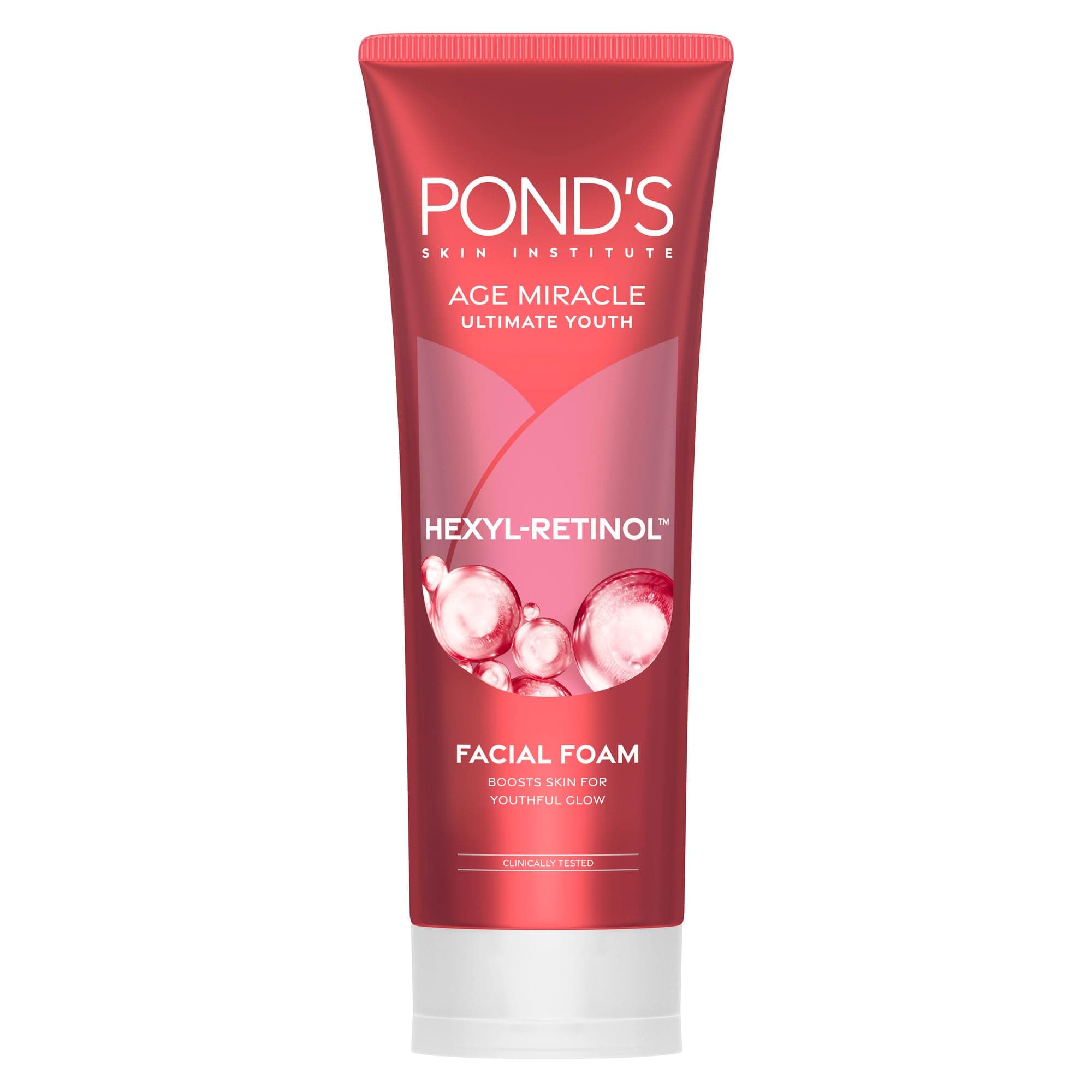 POND'S Age Miracle Ultimate Youth Facial Foam, with Hexyl Retinol, 100g