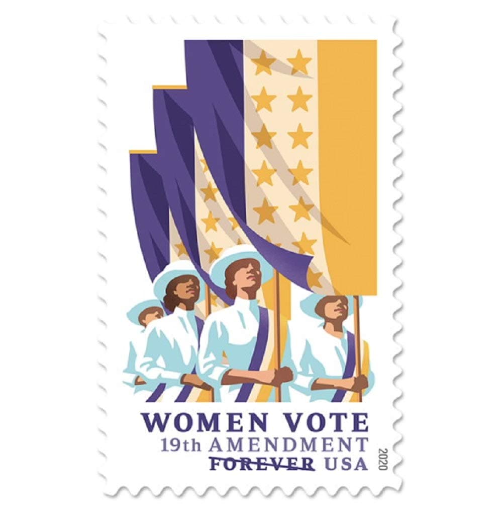 USPS Forever Stamps Women Vote Postage Stamps 19th Amendment Centennial (100 Year) Anniversary Scott 5523 Sheet of 20