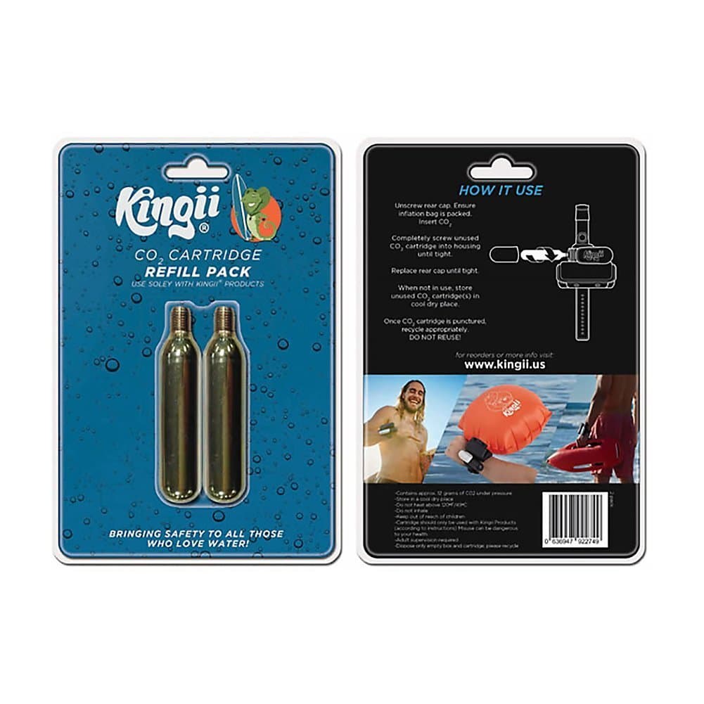 12g CO2 DISPOSABLE CARTRIDGE 3/8" threaded with 24 threads per inch - 2-Pack