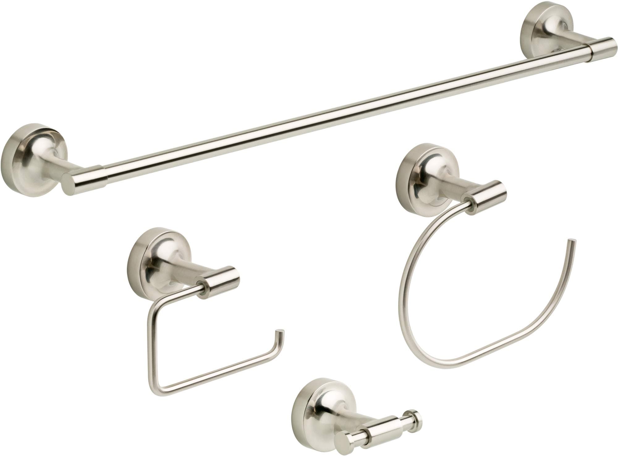 Franklin Brass VOI64-SN Voisin 4 Piece -bath Hardware Kit, Brushed Nickel