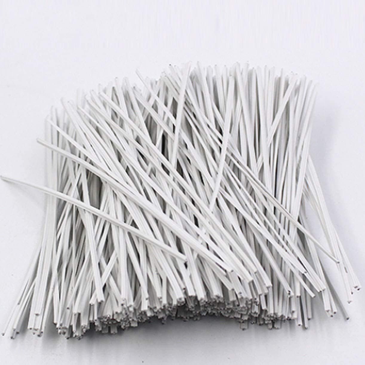 ZHONGJIUYUAN 100-PACK 3mm Singal Wire Plastic Clips Adjuster Bracket Bridge Clip,DIY Sewing (4 inch)