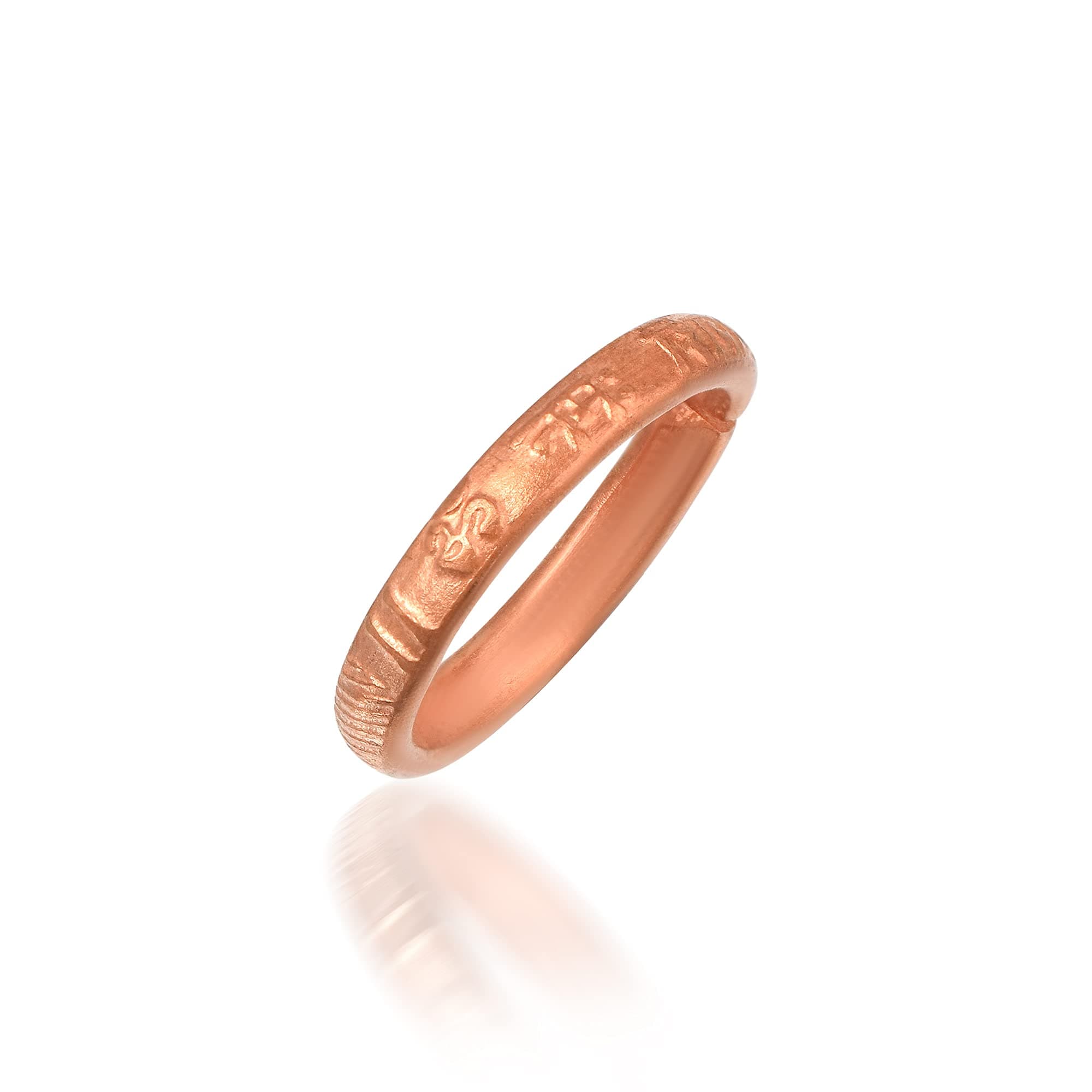 morirHand Forged Pure Copper Om Namah Shivay (ओम नमः शिवाय) Engraved Adjustable Free Size Finger Ring Fashion Jewellery For Men And Women
