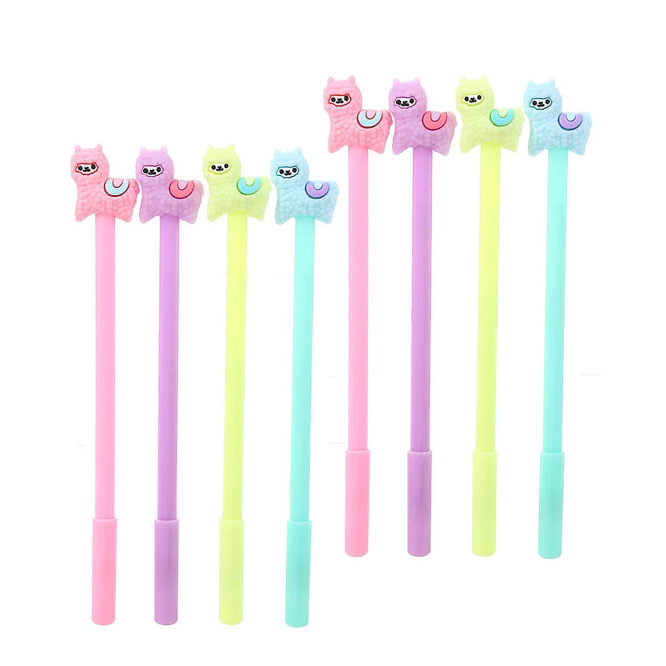 WIN-MARKET (black) - 8PCS My Neighbour Totoro Cute Kawaii Ballpoint Black Ink Gel Pen Cute Kids Gift (black)