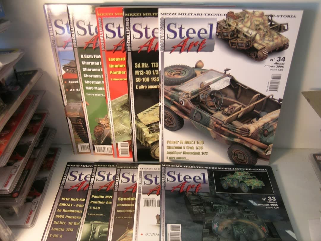 Steel Art Magazine-A Set of 10 New Back Issues Set #1