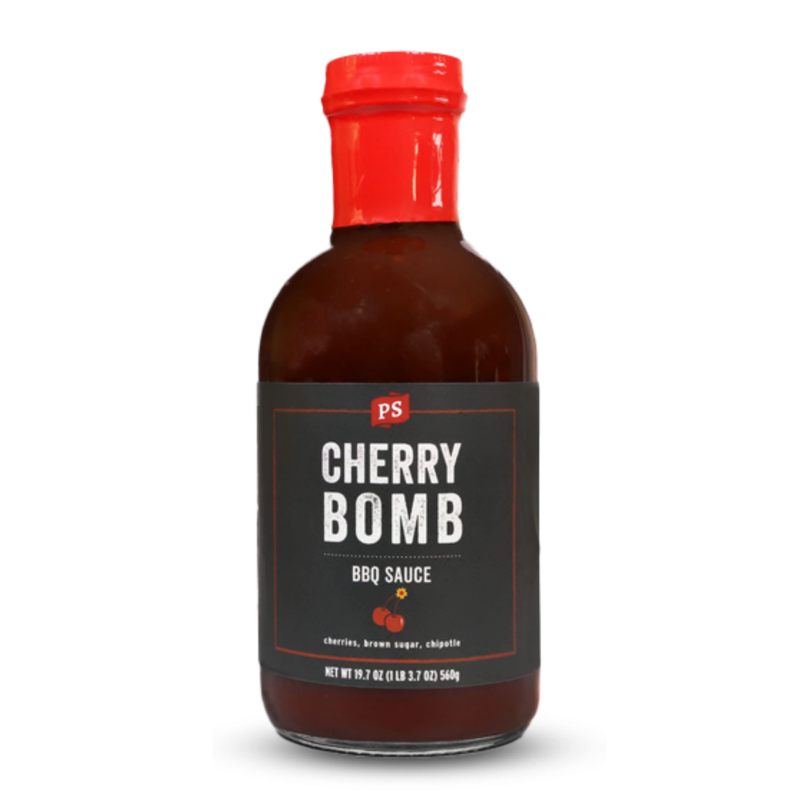 Cherry Bomb - Door County Cherry BBQ Sauce - All-Purpose Marinade, Glaze, Baste, and Dip - Sweet and Tangy, Great for Pork, Beef, Salmon, Chicken, Ribs, Tenderloin, and more