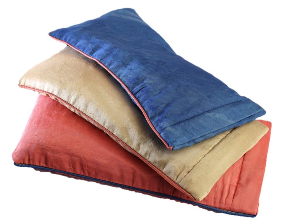 Ayurvedic Herbal Eye Pillow - 100% Silk , Dyed with Plants/herbs Used in Ayurveda, Zero Chemicals, Organic