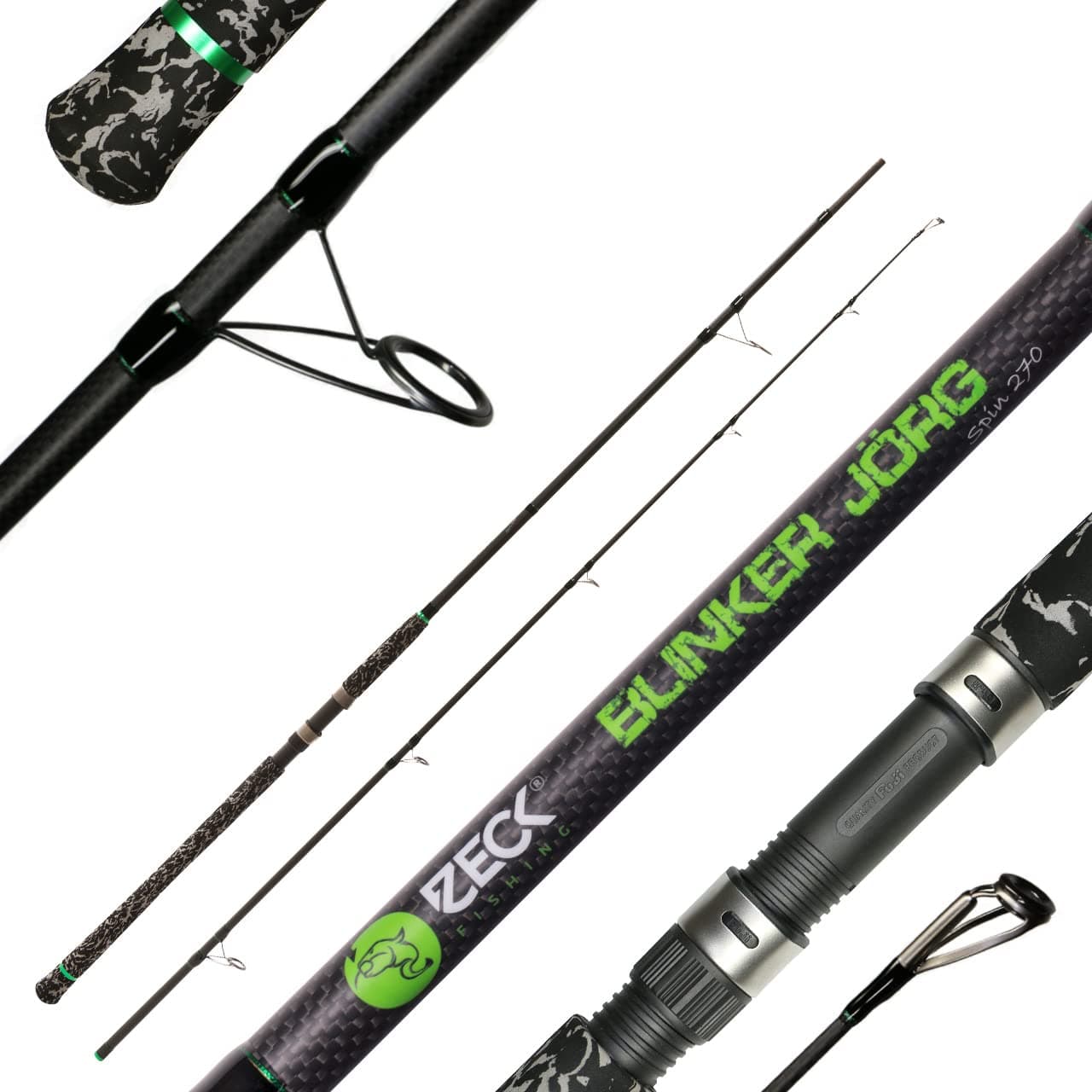 ZECK Blinker Jörg Spin 270 cm 30 – 180g Fishing Rod Fishing Spinning Rod