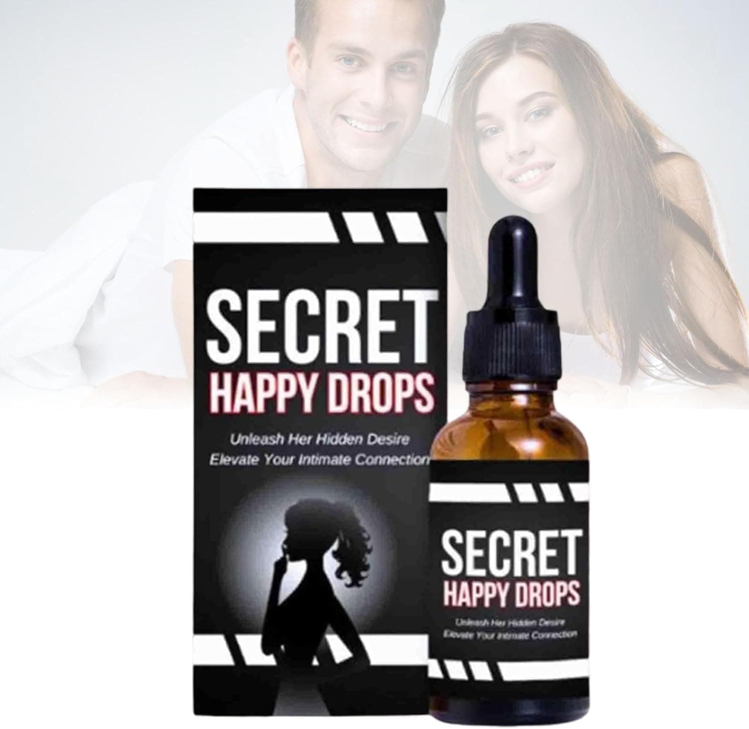 Secret Happy Drops - PleasurePeak Oral Drops, Happy Hormones Drops for Women,Boost Energy Levels, Promoting Relaxation, Promoting Improved Blood Flow (1Pcs)