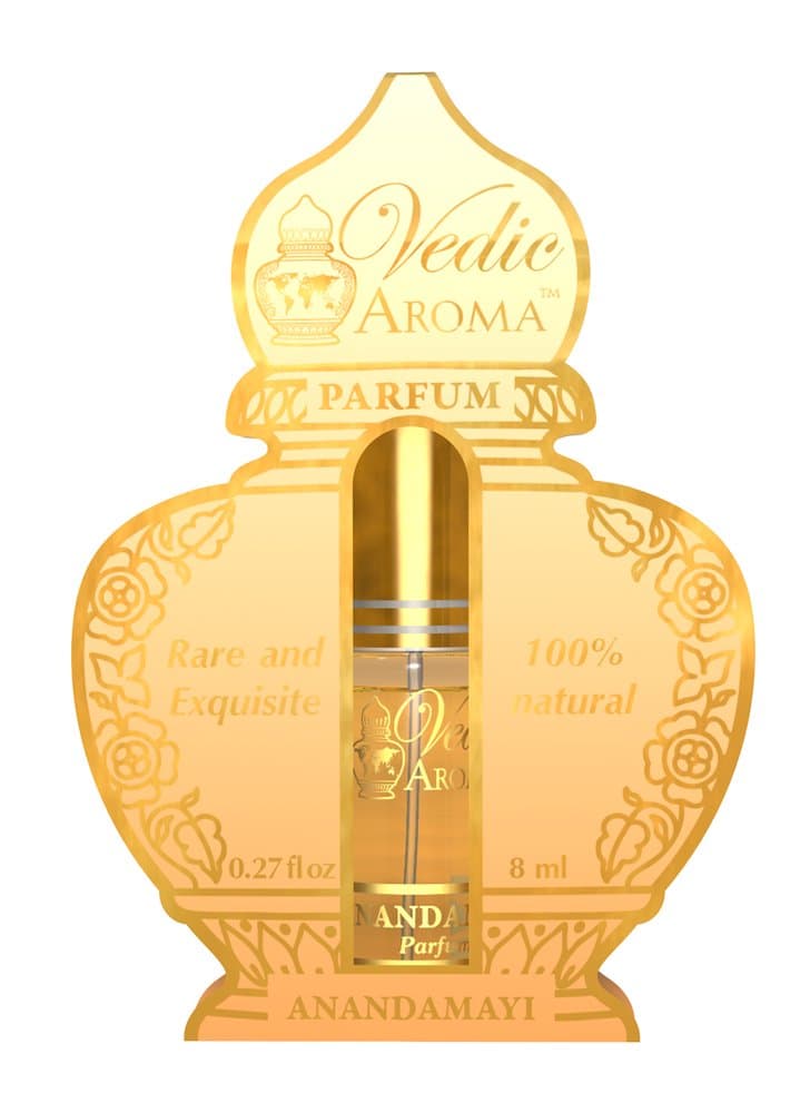 Anandamayi - Vedic Aroma Royal Collection Rare and Exquisite 100% Certified Organic Parfum - a Feeling of Living in Heaven