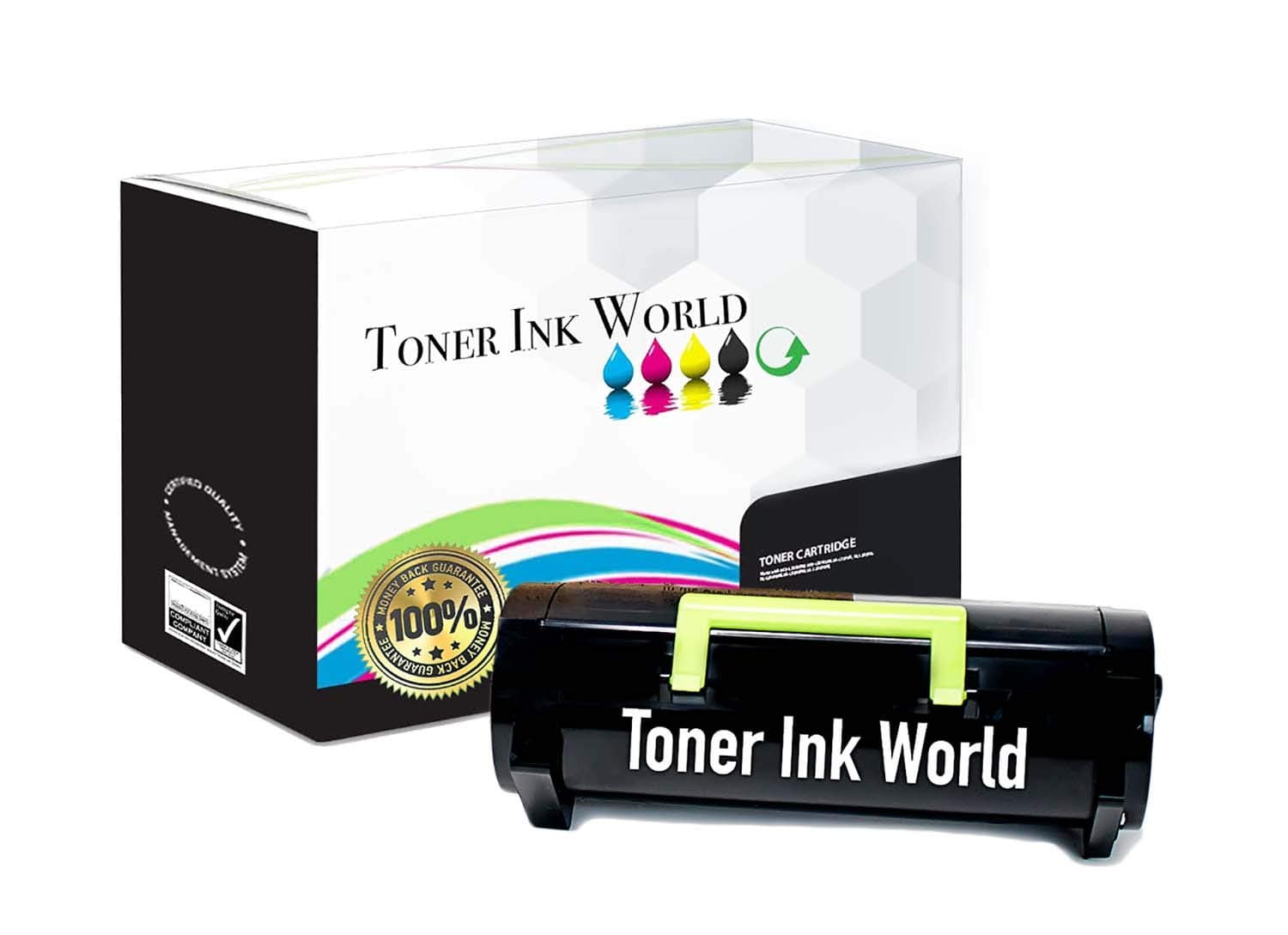 TIWTIW Lexmark 501U, 50F1U00 Replacement Black Toner Cartridge for Lexmark MS610dn, Ms510, MS510dn, Ms610, MS610de, Ms610dn, MS610dtn Printers High Yield 20,000 Pages Printing, Home or Commercial Use.