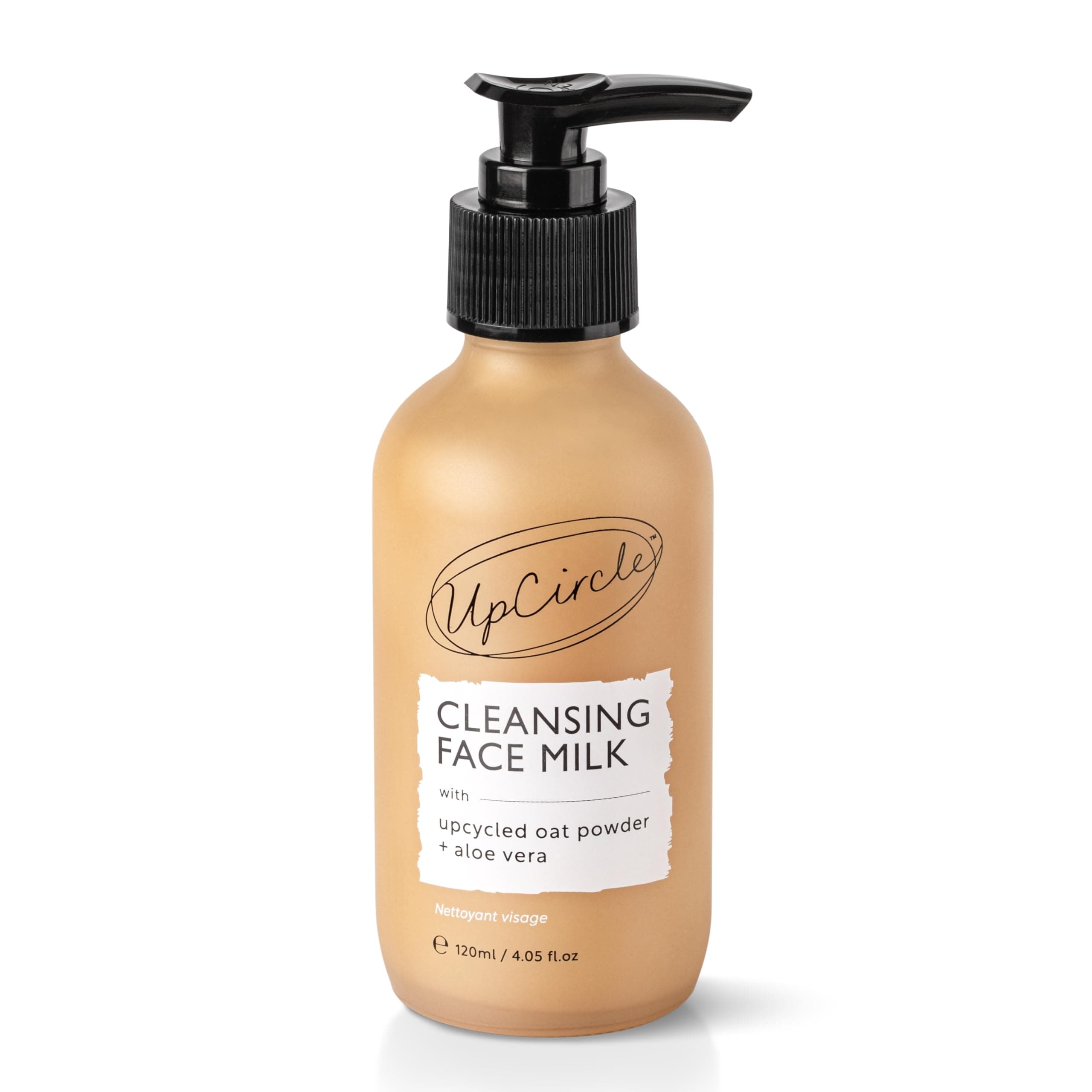 Cleansing Face Milk with Aloe Vera + Oat Powder 120ml - Cleansing, Repairing + Nourishing Skin - Vegan + Cruelty-Free