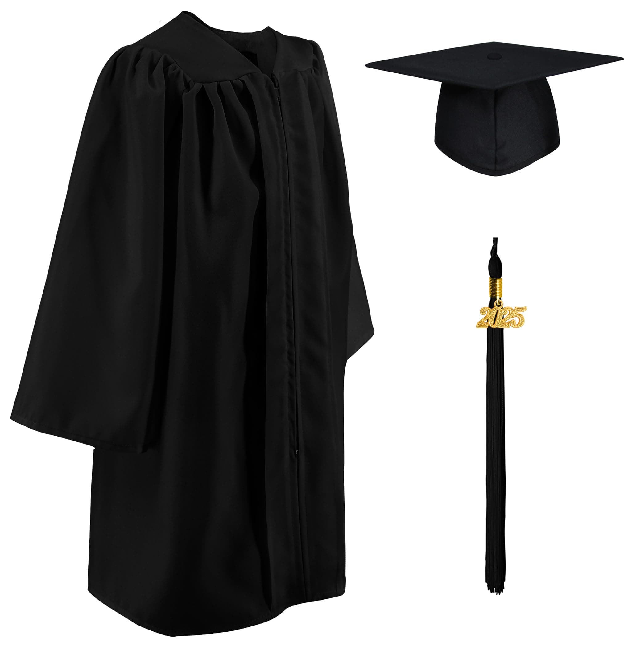 GraduatePro Kindergarten Graduation Cap and Gown Class of 2025 Tassel Set for Preschool Kids Ceremony Party Gift