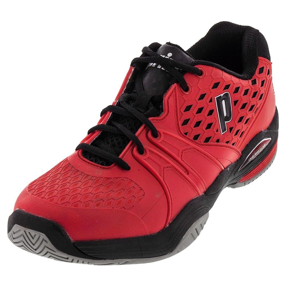 Prince Men's Warrior Tennis Shoe-9 M US-RED/Black