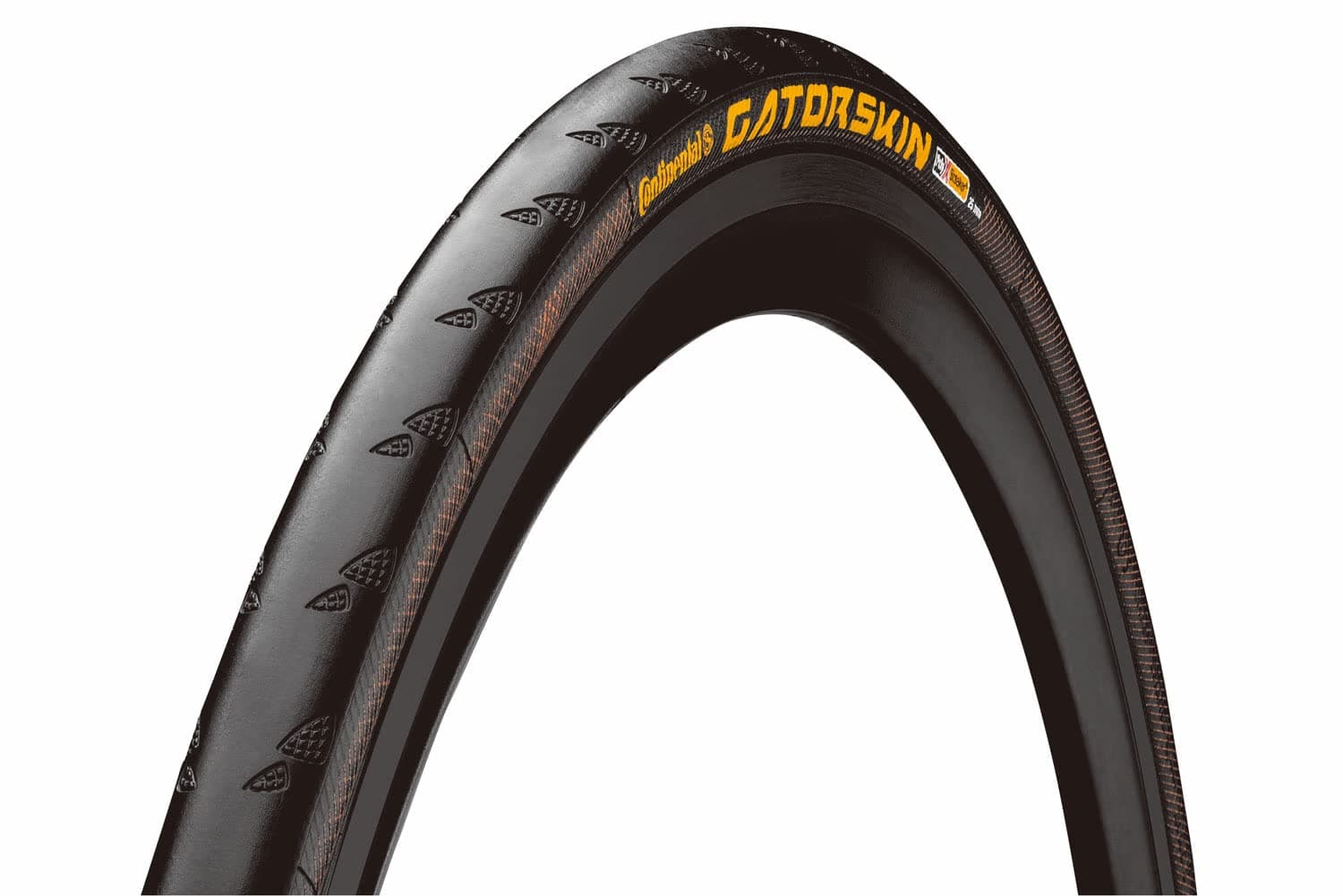 Gatorskin/Duraskin Folding 700c 23mm Road Bike Tyre - Black, 28 Inch