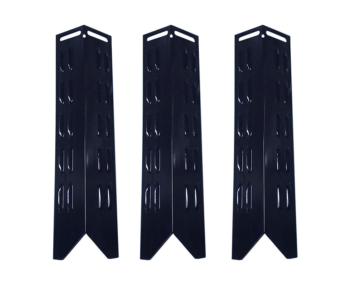 3 Pack Porcelain Steel Heat Plate Replacement for Select Outdoor Gourmet Gas Grill Models