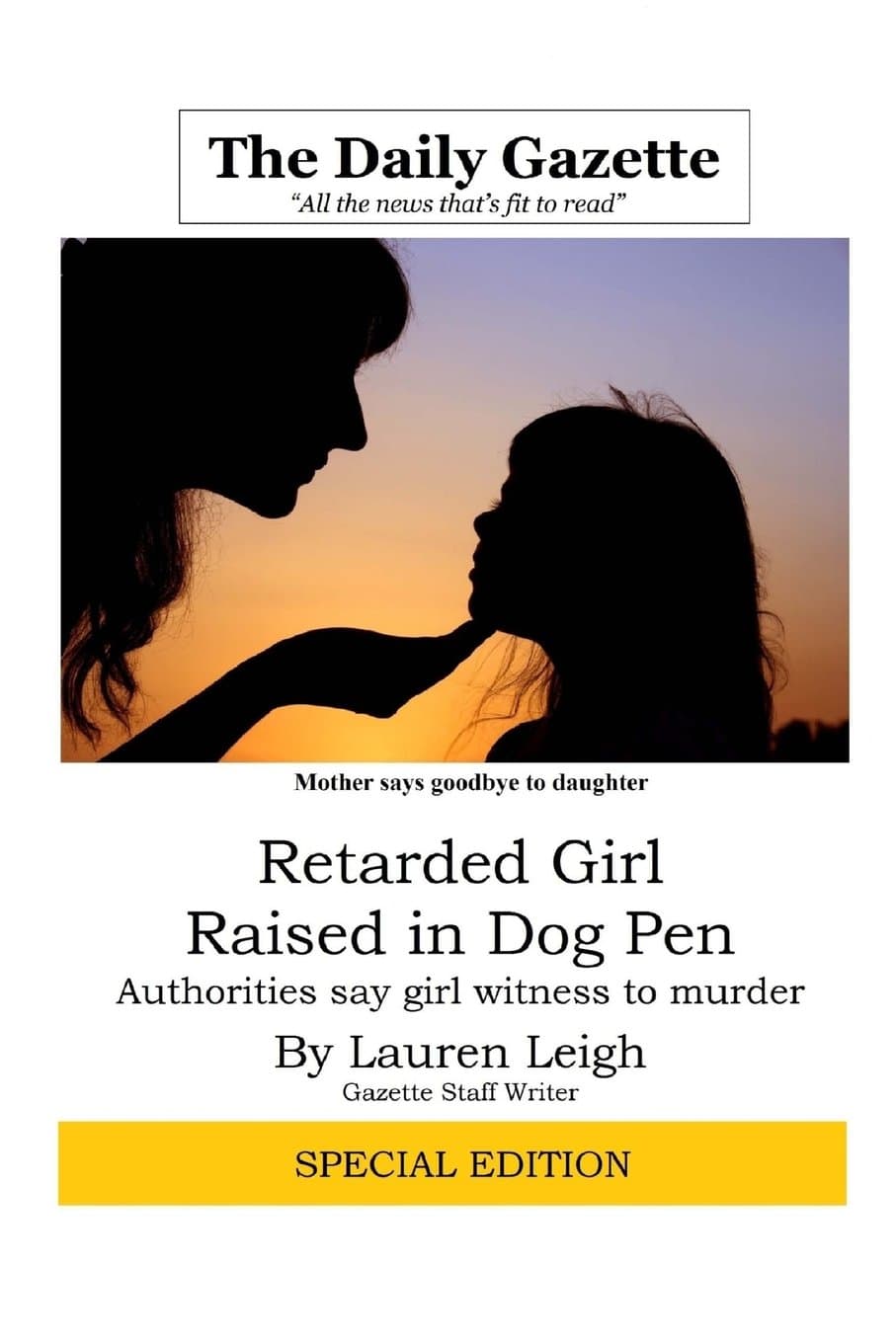 Retarded Girl Raised in Dog Pen: Authorities Say Girl Witness to Murder