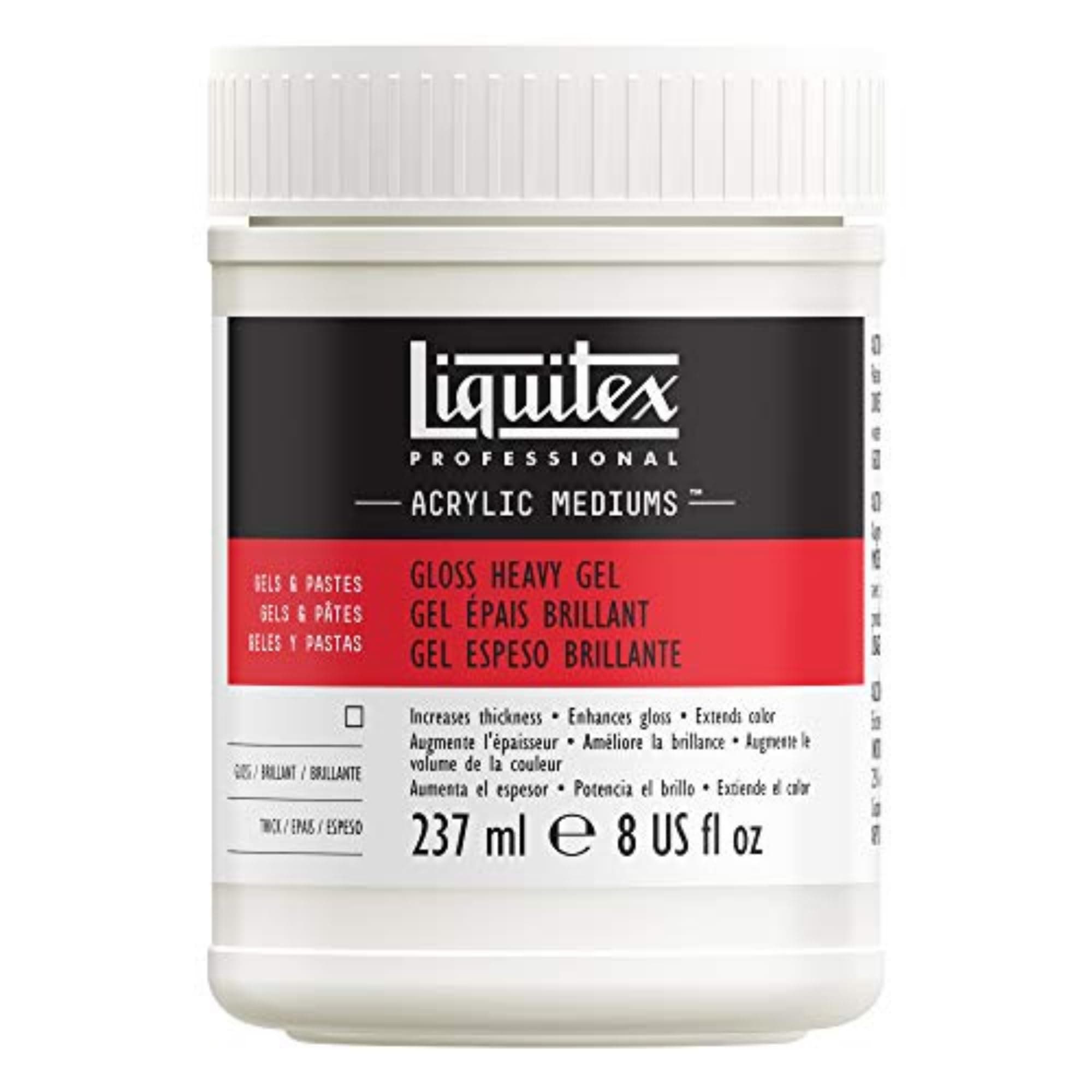 Reeves Liquitex Professional Gloss Heavy Gel Medium, 8-oz
